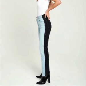 REVICE Denim Color Block Ex Boyfriend Harlow Wash Jean